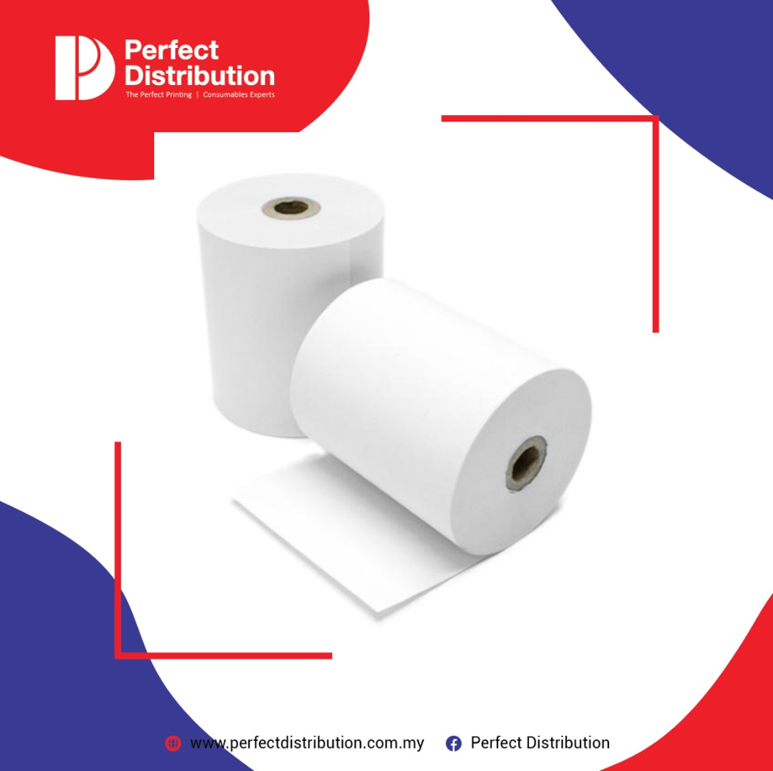 HighWhite Paper Roll 766012 (1 ctn X 100 Rolls)